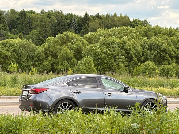 2018 Mazda 6 III (GJ) Рестайлинг, серый, 2475000 рублей - вид 7