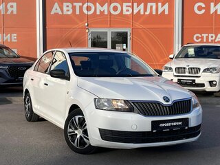 2014 Skoda Rapid I, белый, 750000 рублей, вид 3