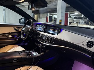 2014 Mercedes-Benz S-Класс 500 Long VI (W222, C217), чёрный, 3000000 рублей, вид 5