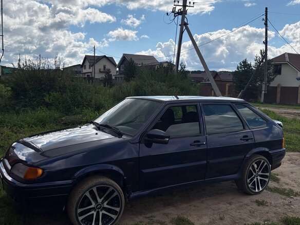 2013 Lada (ВАЗ) 2114, синий, 180000 рублей - вид 6
