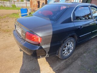 2007 Hyundai Sonata ТагАЗ IV (EF) Рестайлинг, чёрный, 370000 рублей, вид 4