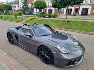 2017 Porsche Boxster IV 718 (982), серый, 5200000 рублей, вид 4