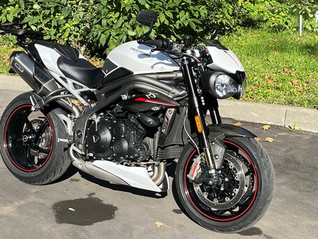 2019 Triumph Speed Triple, белый, 980000 рублей, вид 3