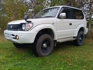1998 Toyota Land Cruiser Prado 90 Series, серый, 1200000 рублей, вид 1