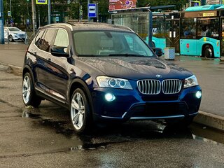 2012 BMW X3 28i xDrive II (F25), синий, 1950000 рублей, вид 3