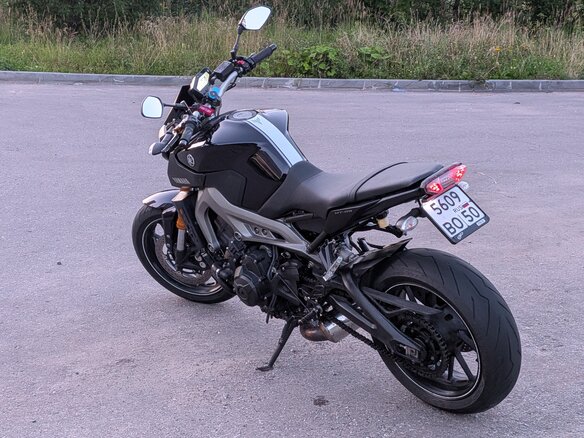 2015 Yamaha MT-09 (FZ-09), фиолетовый, 680000 рублей - вид 10