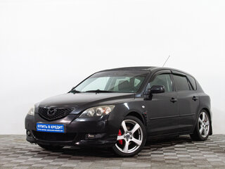 2007 Mazda 3 I (BK) Рестайлинг, чёрный, 579000 рублей, вид 3