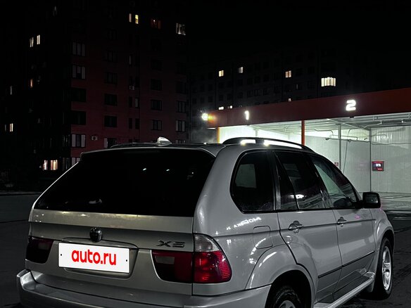 2002 BMW X5 3.0i I (E53), серебристый, 590000 рублей - вид 5