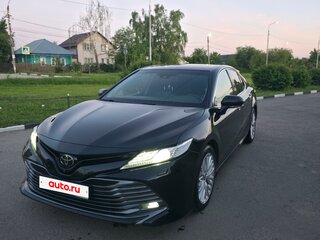 2020 Toyota Camry VIII (XV70), чёрный, 3590000 рублей, вид 1