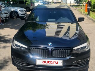 2017 BMW 5 серии 520i VII (G30/G31/G38), чёрный, 3000019 рублей, вид 2