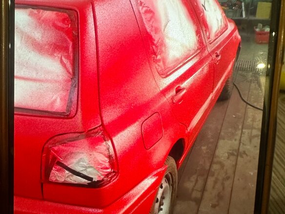 1996 Volkswagen Golf III, красный - вид 12