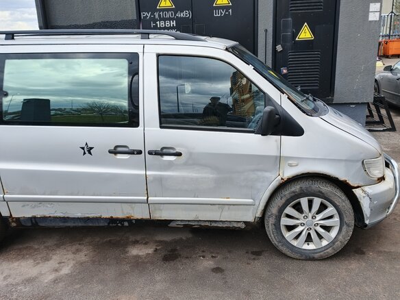 1998 Mercedes-Benz Vito 114 I (W638), серебристый, 310000 рублей - вид 6