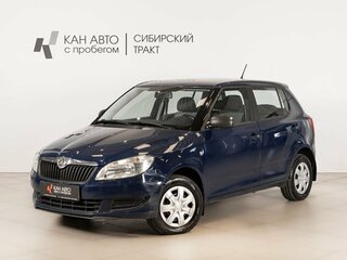 2014 Skoda Fabia II Рестайлинг, синий, 669900 рублей, вид 1