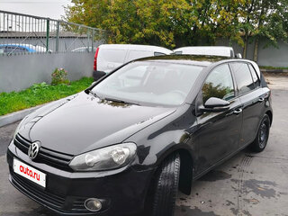 2011 Volkswagen Golf VI, чёрный, 790000 рублей, вид 1