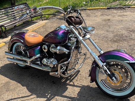2001 Yamaha XVS1100, серебристый, 650000 рублей, вид 1