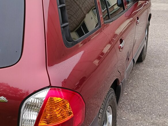 2002 Hyundai Santa Fe I, пурпурный, 600000 рублей - вид 6
