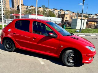 2006 Peugeot 206, красный, 365000 рублей, вид 3