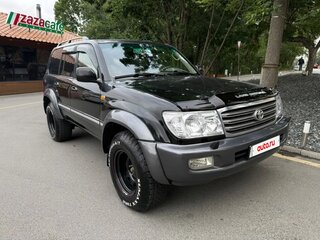 2003 Toyota Land Cruiser 100 Series Рестайлинг 1, чёрный, 2080000 рублей, вид 3