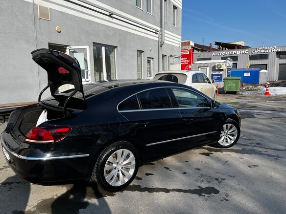 2012 Volkswagen Passat CC I Рестайлинг, чёрный, 1500000 рублей - вид 3