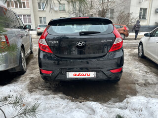 2011 Hyundai Solaris I, чёрный, 740000 рублей, вид 4