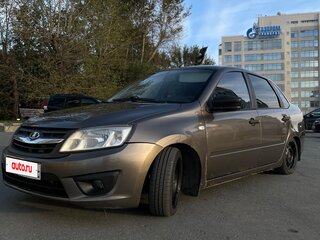 2017 Lada (ВАЗ) Granta I, коричневый, 370000 рублей, вид 1