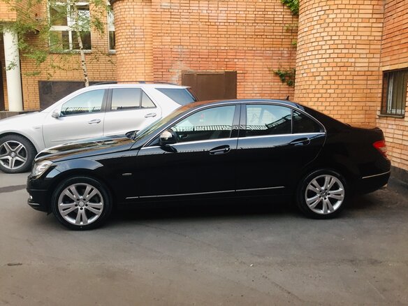 2007 Mercedes-Benz C-Класс 200 III (W204), чёрный, 1500000 рублей - вид 4