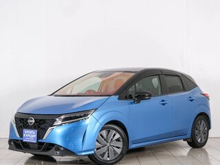 2021 Nissan Note e-Power III, синий, 1649000 рублей, вид 3