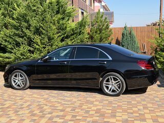 2019 Mercedes-Benz S-Класс 350 d Long VI (W222, C217) Рестайлинг, чёрный, 4200000 рублей, вид 2