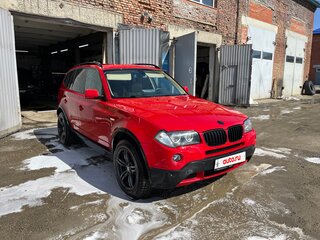 2007 BMW X3 25i I (E83) Рестайлинг, красный, 1250000 рублей, вид 3