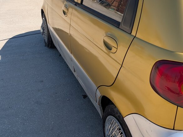 2003 Daewoo Matiz I Рестайлинг, жёлтый, 170000 рублей - вид 5