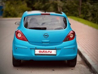 2008 Opel Corsa D, голубой, 410000 рублей, вид 4