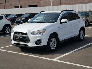 2013 Mitsubishi ASX I Рестайлинг, белый, 1199000 рублей, вид 4