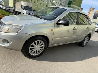 2013 Lada (ВАЗ) Granta I, серебристый, 339000 рублей, вид 4