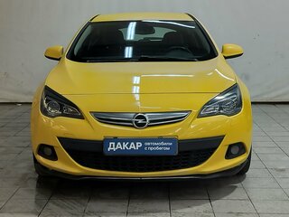 2012 Opel Astra GTC J Рестайлинг, жёлтый, 450000 рублей, вид 2