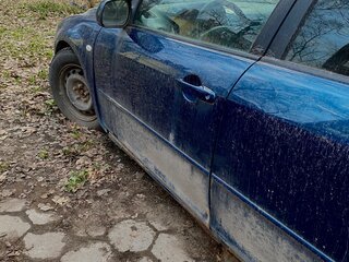 2007 Mazda 6 I (GG) Рестайлинг, синий, 260000 рублей, вид 3