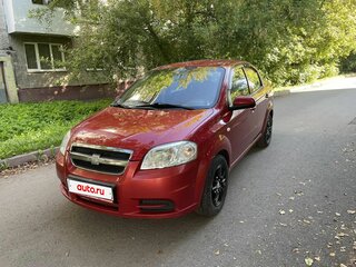2009 Chevrolet Aveo I Рестайлинг, красный, 430000 рублей, вид 1