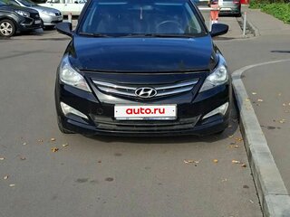 2014 Hyundai Solaris I Рестайлинг, чёрный, 710000 рублей, вид 3