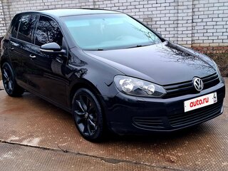 2011 Volkswagen Golf VI, чёрный, 800000 рублей, вид 3