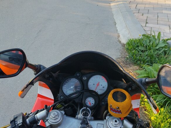 1998 Honda VTR 1000, чёрный, 305000 рублей - вид 7