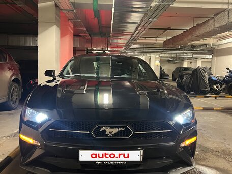 2019 Ford Mustang VI Рестайлинг, чёрный, 3250000 рублей, вид 2