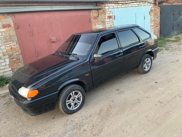 2004 Lada (ВАЗ) 2114, чёрный, 125000 рублей - вид 5