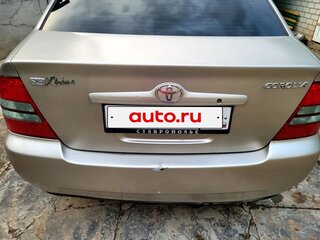 2002 Toyota Corolla IX (E120, E130), серый, 290000 рублей, вид 3