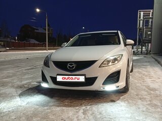 2011 Mazda 6 II (GH) Рестайлинг, белый, 750000 рублей, вид 2