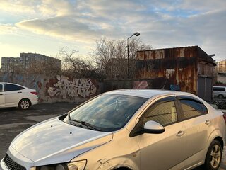 2012 Chevrolet Aveo II, серебристый, 420000 рублей, вид 1