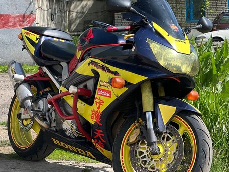 2001 Honda CBR 929RR Fireblade, жёлтый, 550000 рублей, вид 5