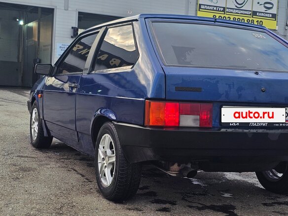 1998 Lada (ВАЗ) 2108, синий, 170000 рублей - вид 6