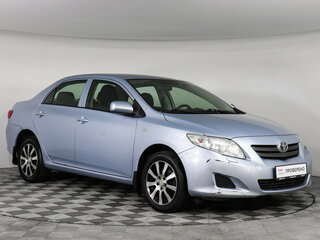 2008 Toyota Corolla X (E140, E150), голубой, 614000 рублей, вид 2