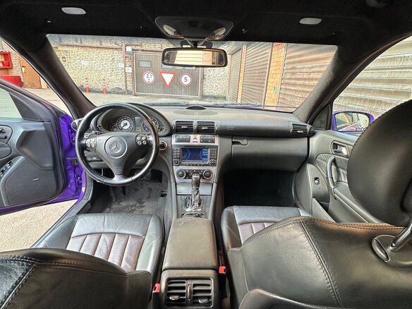 2001 Mercedes-Benz C-Класс AMG 32 AMG II (W203), фиолетовый, 2100000 рублей - вид 12