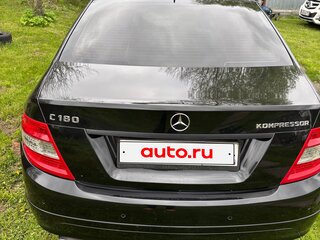 2008 Mercedes-Benz C-Класс 180 Kompressor III (W204), чёрный, 1150000 рублей, вид 3