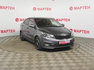 2017 Kia Rio III Рестайлинг, серый, 1037000 рублей, вид 3